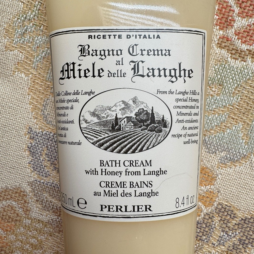 Perlier Honey Langhe‎ Rich Body Cream 6.7 oz & Bath Cream 8.4 oz NEW & SEALED - Picture 2 of 8